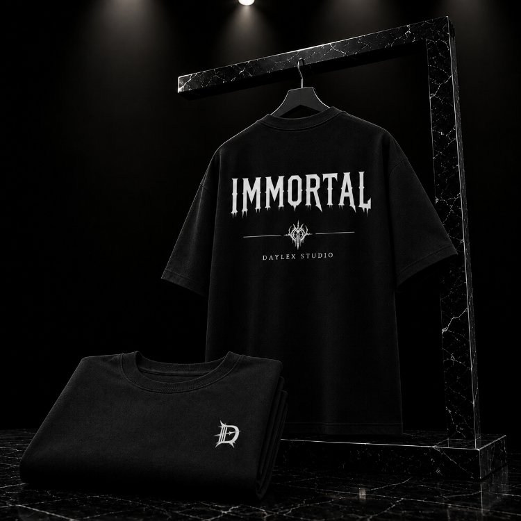 IMMORTAL Premium Oversize Erkek Tişört