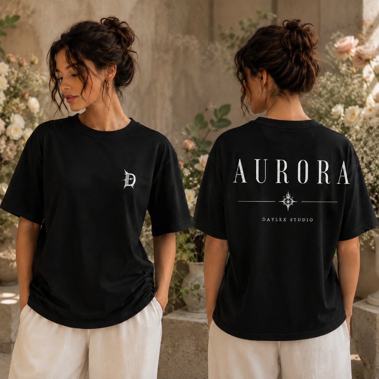 AURORA Premium Kadın Oversize Tişört