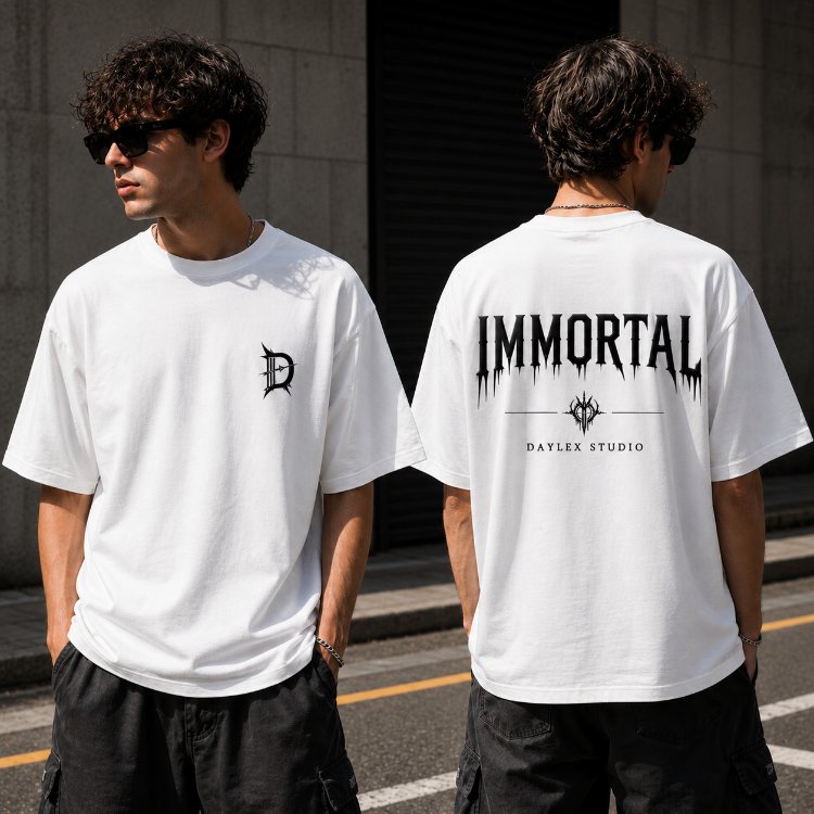 IMMORTAL Premium Oversize Erkek Tişört