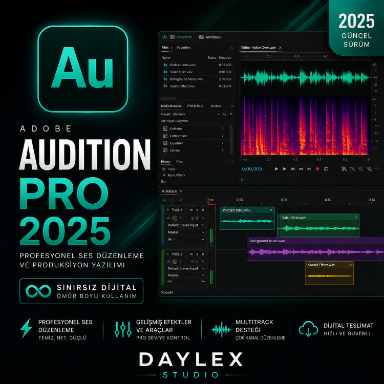 Adobe Audition 2025 Sınırsız