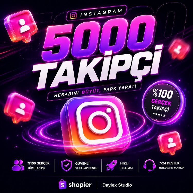 İnstagram 5.000 Takipçi