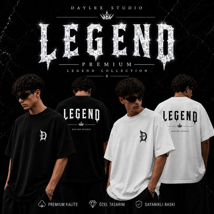 LEGEND Premium Oversize Erkek Tişört