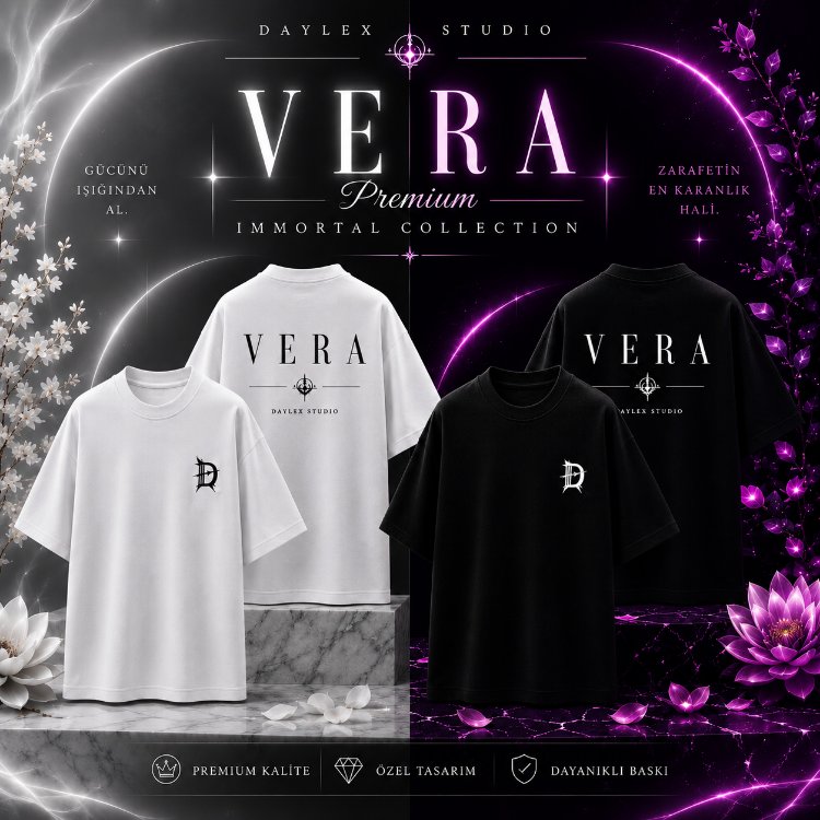 VERA Premium Kadın Oversize Tişört