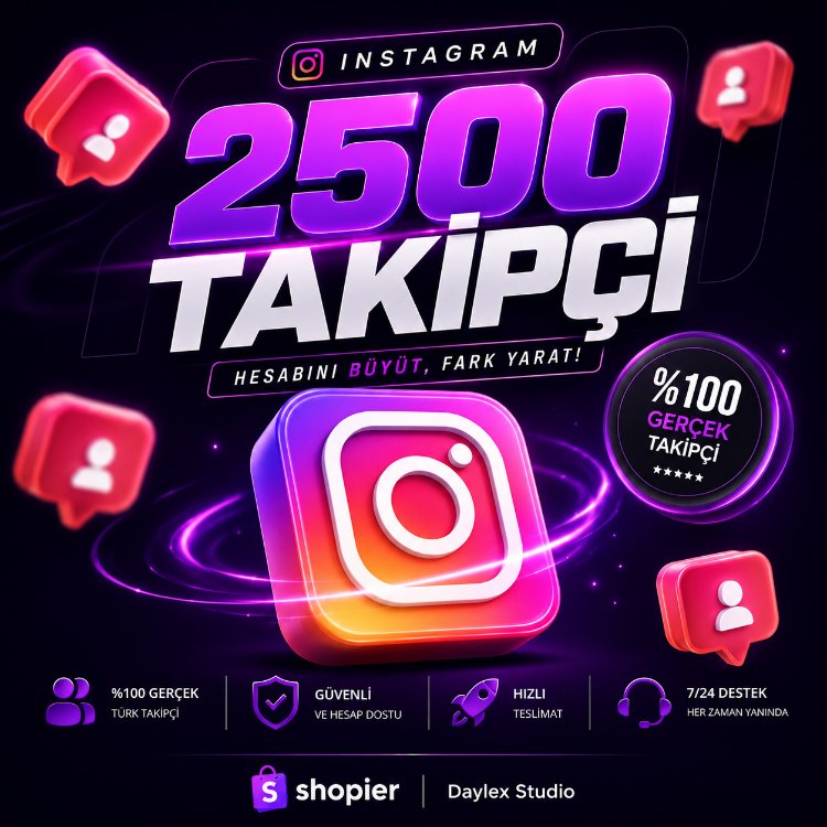 İnstagram 2.500 Takipçi