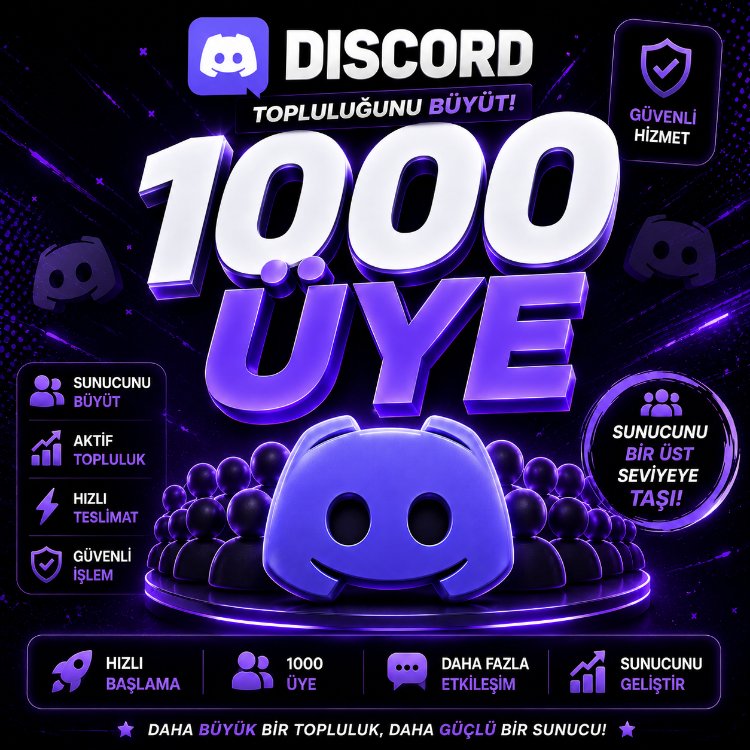 Discord 1000 Üye