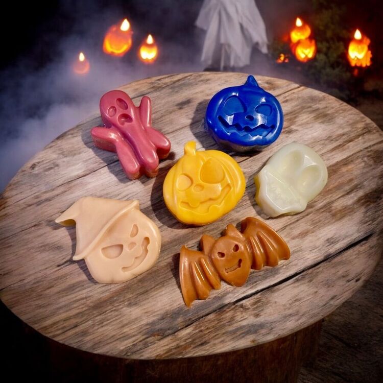 Halloween Şapkalı BalKabağı Model 50 Gram Lüks El Yapımı Soya Wax Melts Buhurdanlık Mumu