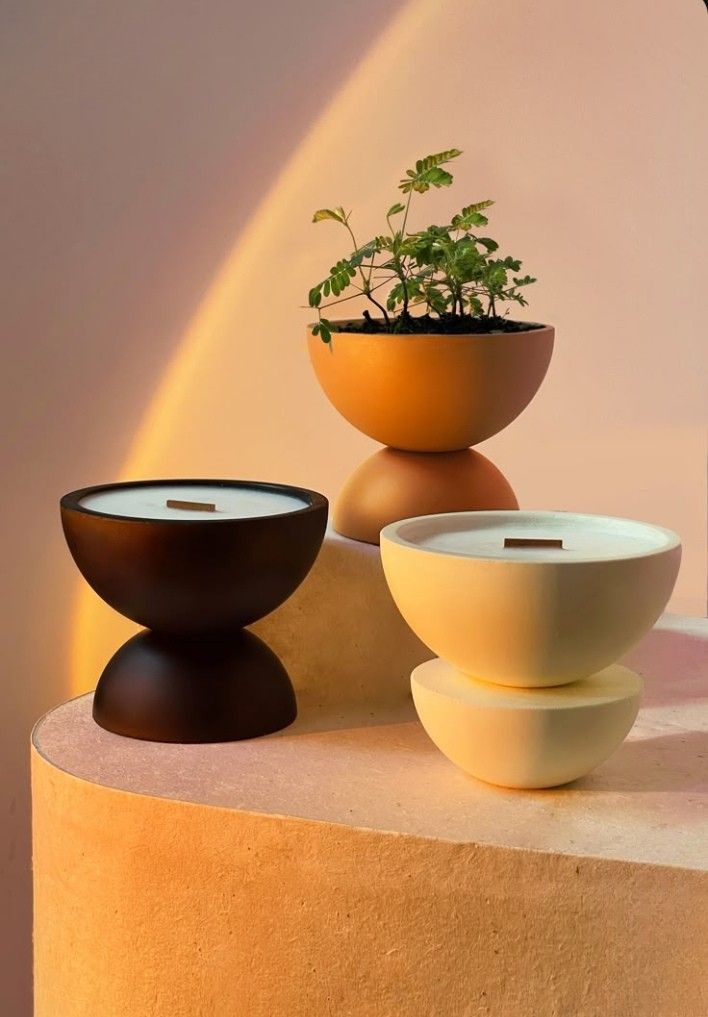 Luminé Aura – Çift Katlı Lüks Soya Mum
