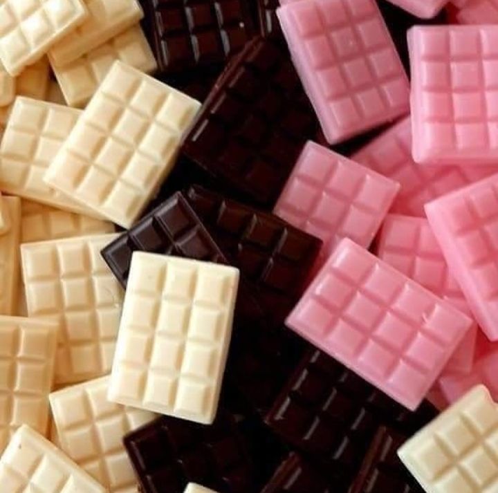 Mini Çikolata 12' li Set 45 Gram Lüks El Yapımı Soya Wax Melts Buhurdanlık Mumu