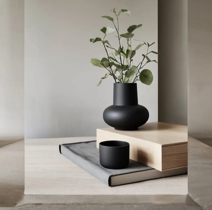 Noir Luxe Seramik Dekoratif Vazo