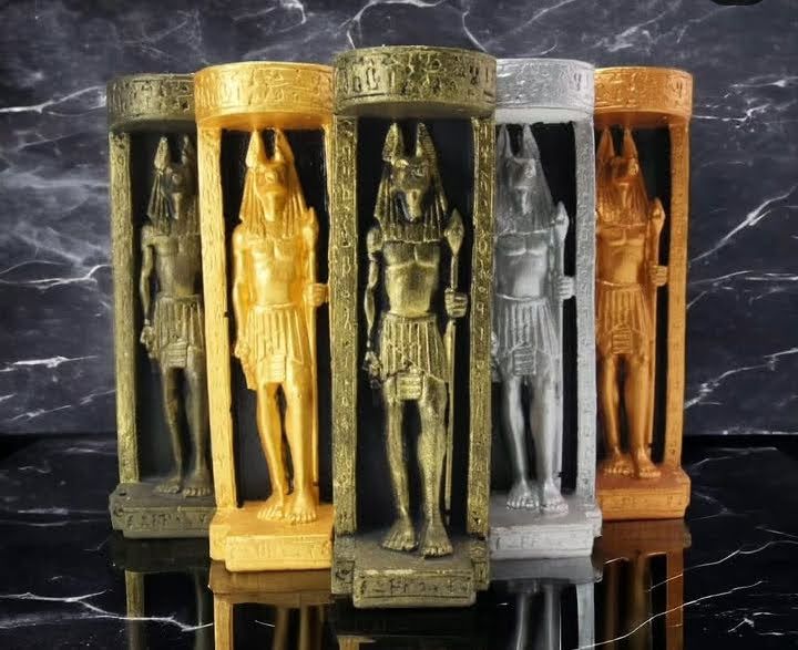 Antik Mısır Serisi - Firavun Tütsülük & Tealight Mumluk