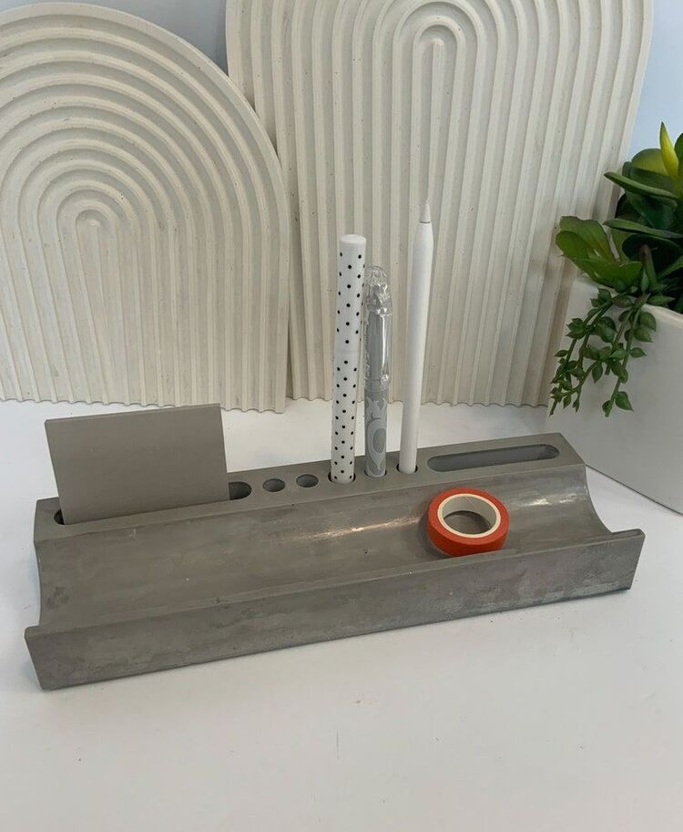Çok Amaçlı Beton Ofis Aksesuarı