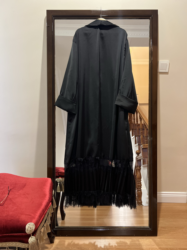 Zara Saten kumaş abaya