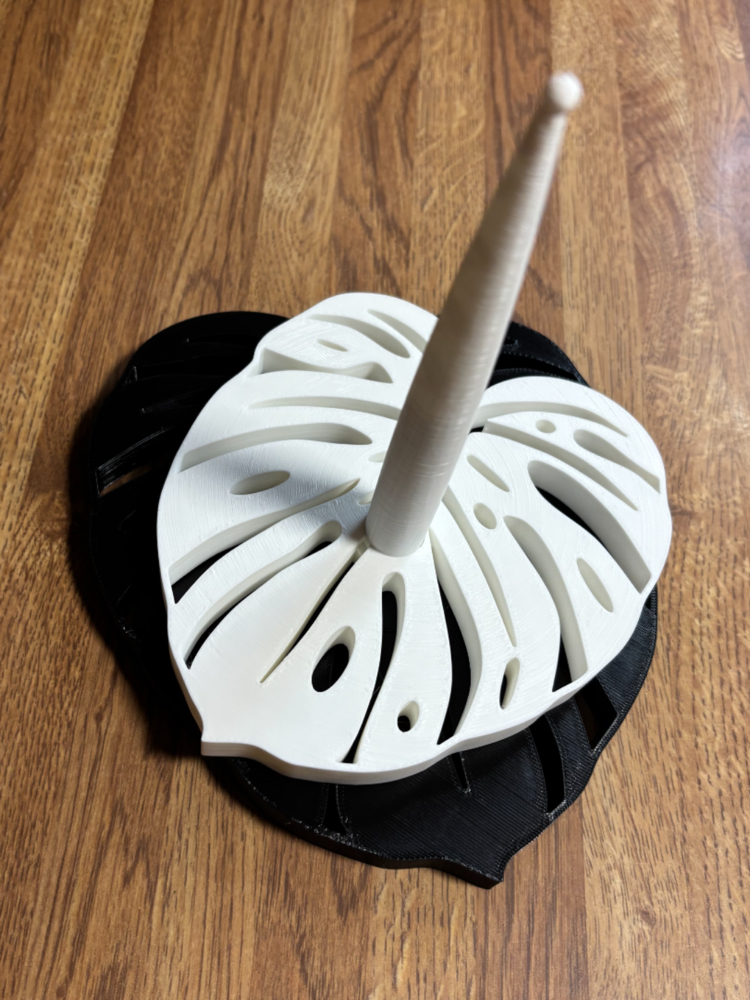 Monstera Temalı Örgü İpi Çarkı
