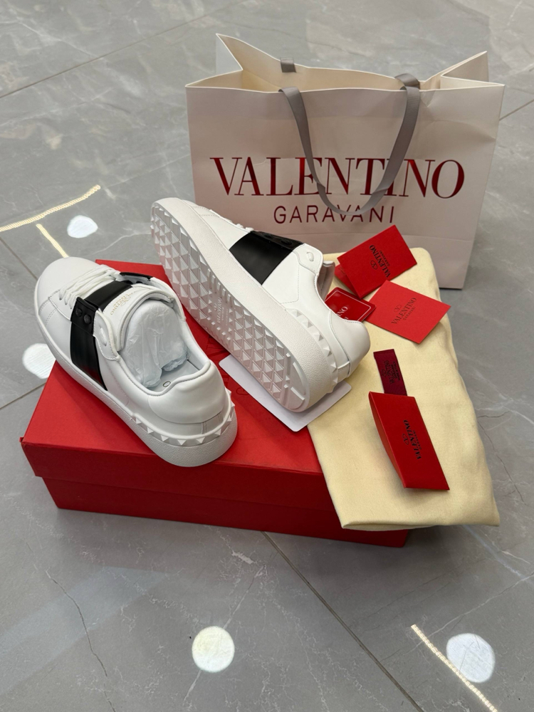 Valentino Open beyaz siyah sneakers