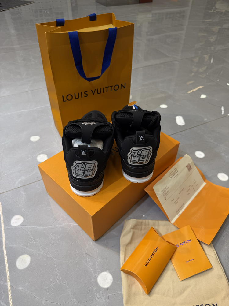 LV skate siyah sneakers