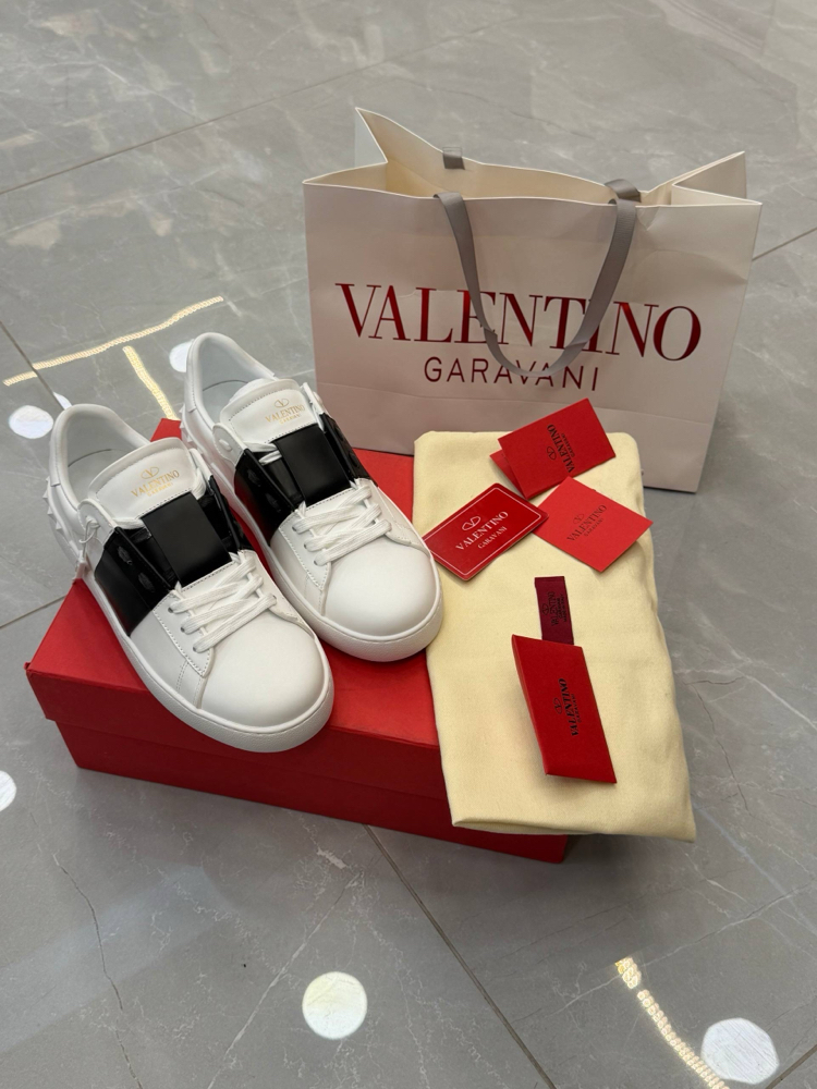 Valentino Open beyaz siyah sneakers