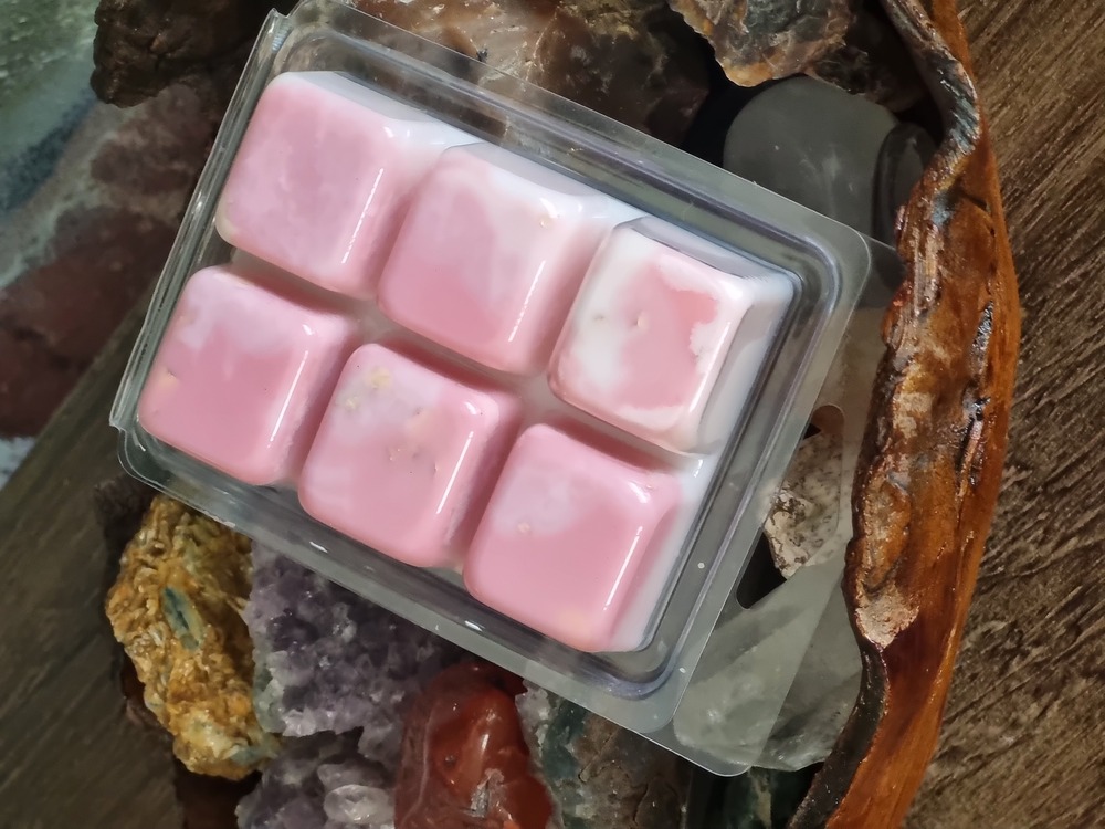El yapımı, çilek kokulu soya wax buhurdanlık koku tableti
