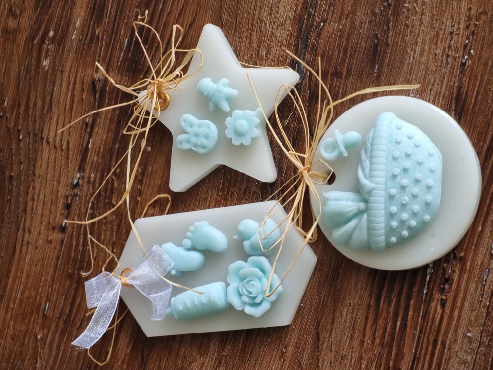 Baby shower, doğum günü, cinsiyet partisi için hediye 10 Adet