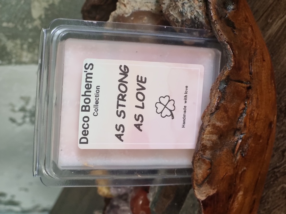 El yapımı, çilek kokulu soya wax buhurdanlık koku tableti