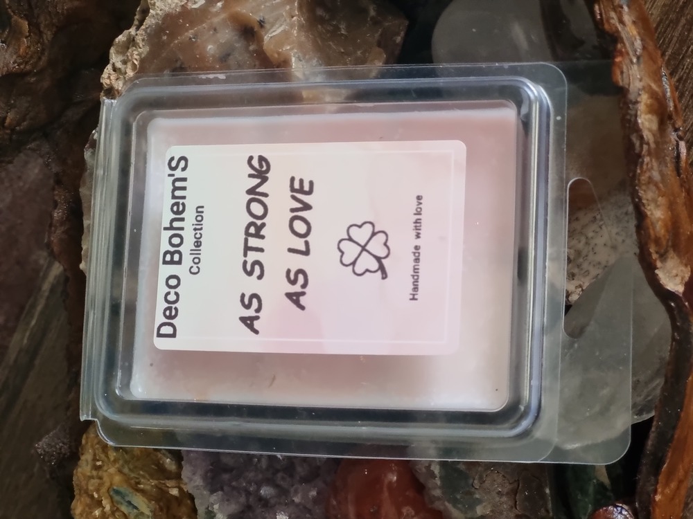 El yapımı, çilek kokulu soya wax buhurdanlık koku tableti