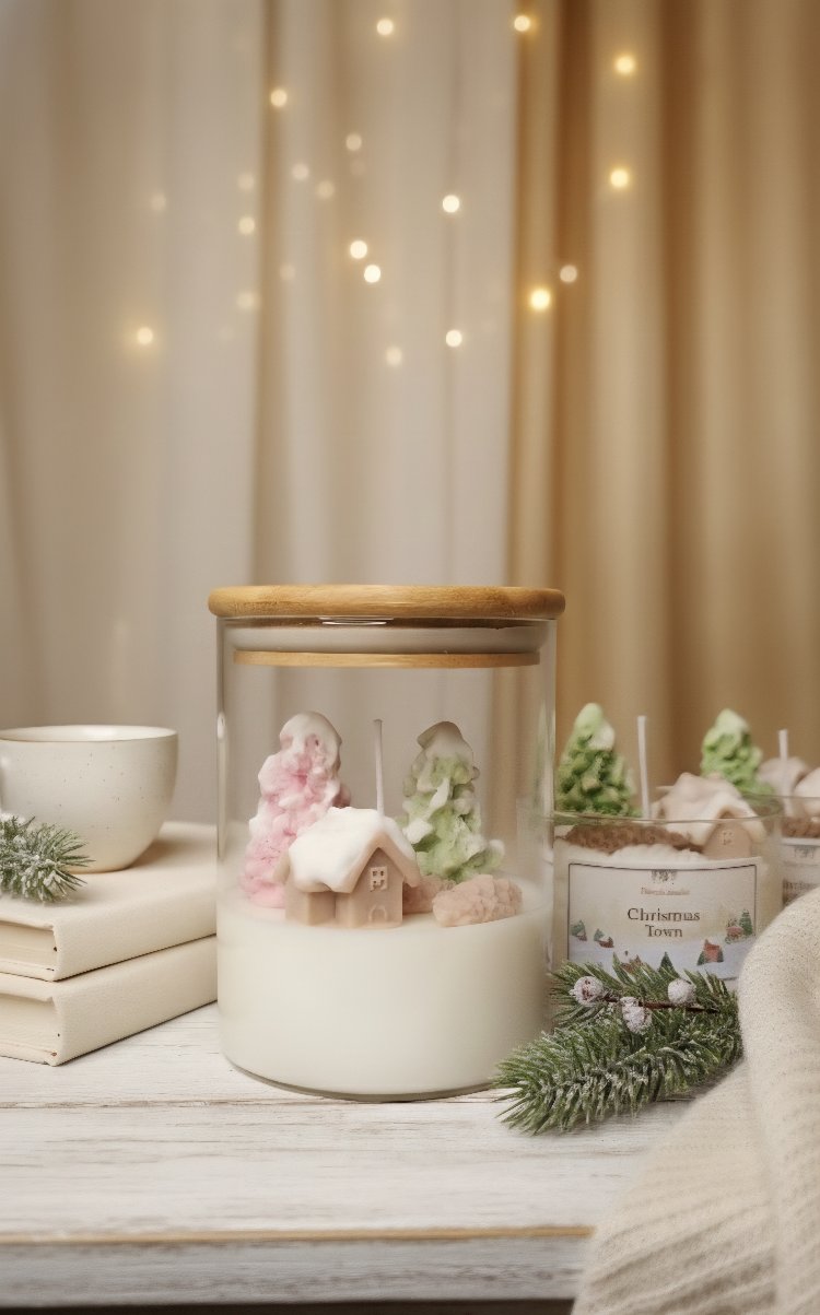 Christmas Town-Pink