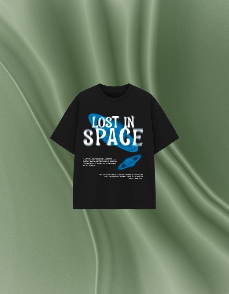 LOST IN SPACE-Unisex Premium Tişört 