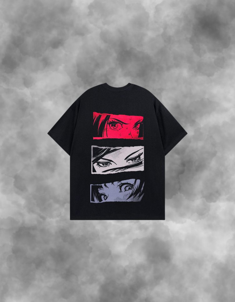 PANEL TEE-Arka Ve Ön Baskılı Unisex Premium Tişört 