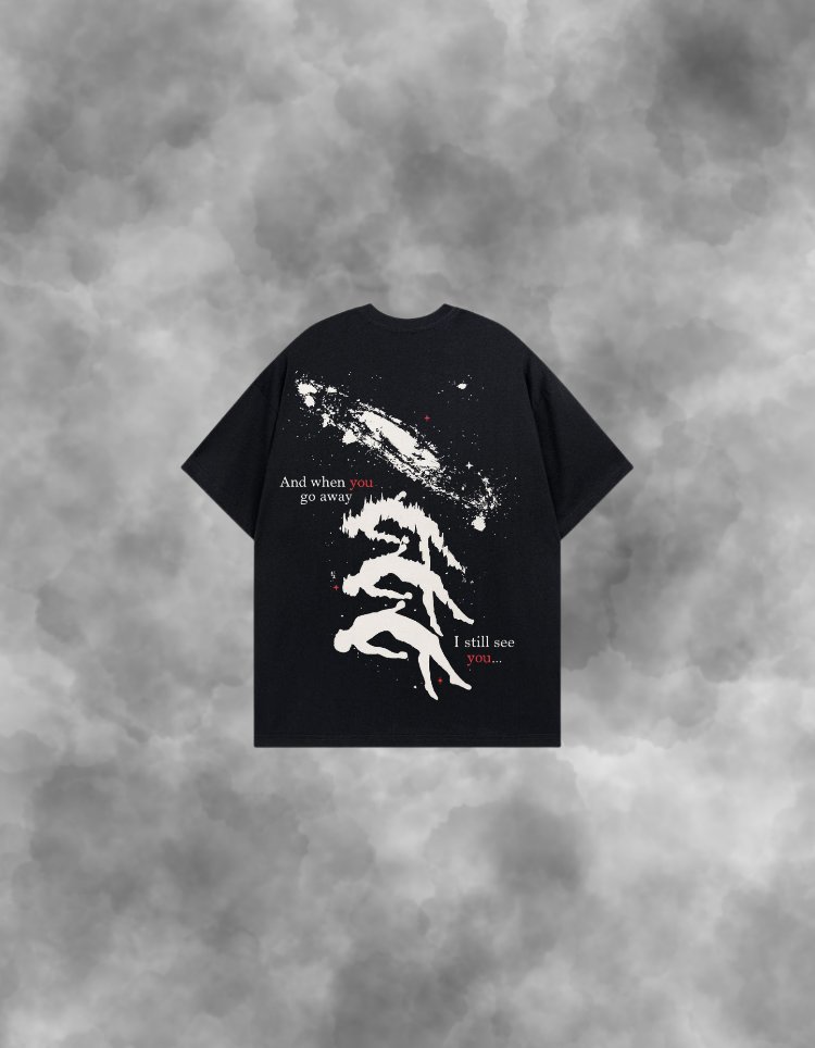 HUMAN-Arka Ve Ön Baskılı Unisex Premium Tişört 