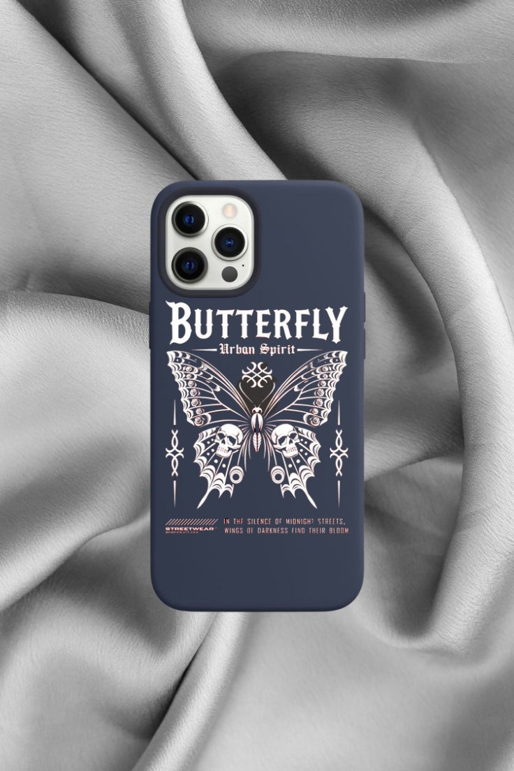 BUTTERFLY- Siber Estetik Grunge Tasarım