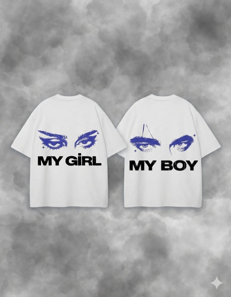 MYGIRL&MYBOY-Unisex Premium Çift Tişörtü