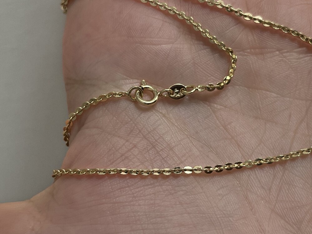 Xuping 14K İç içe Geçmiş Halka Zincir