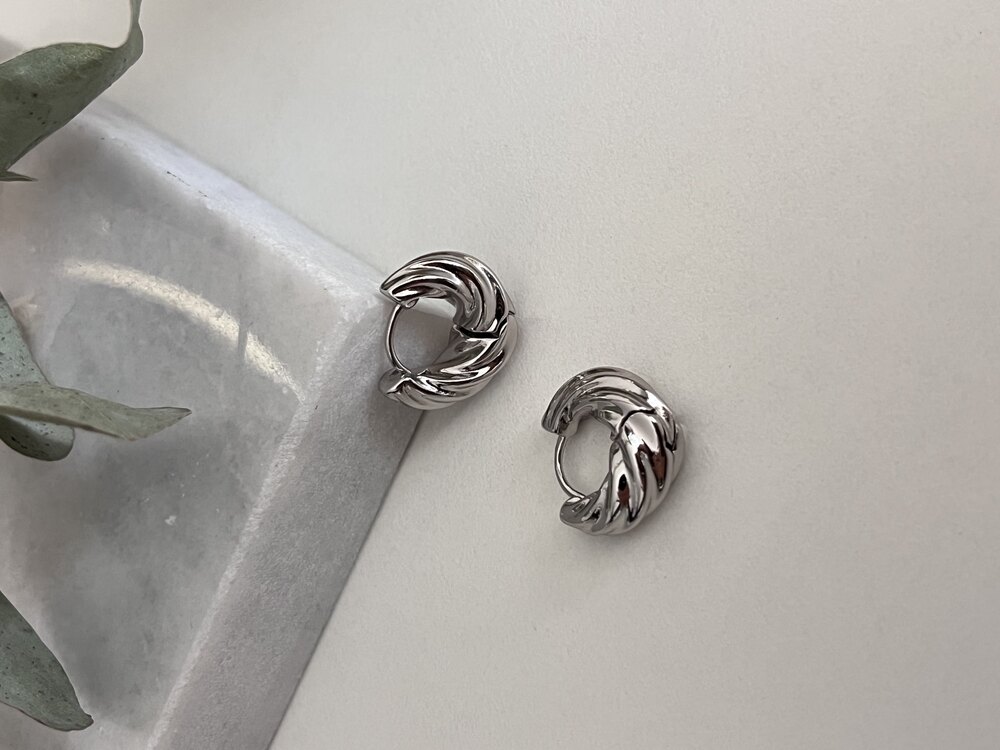 Xuping Silver Mini Burgu Küpe