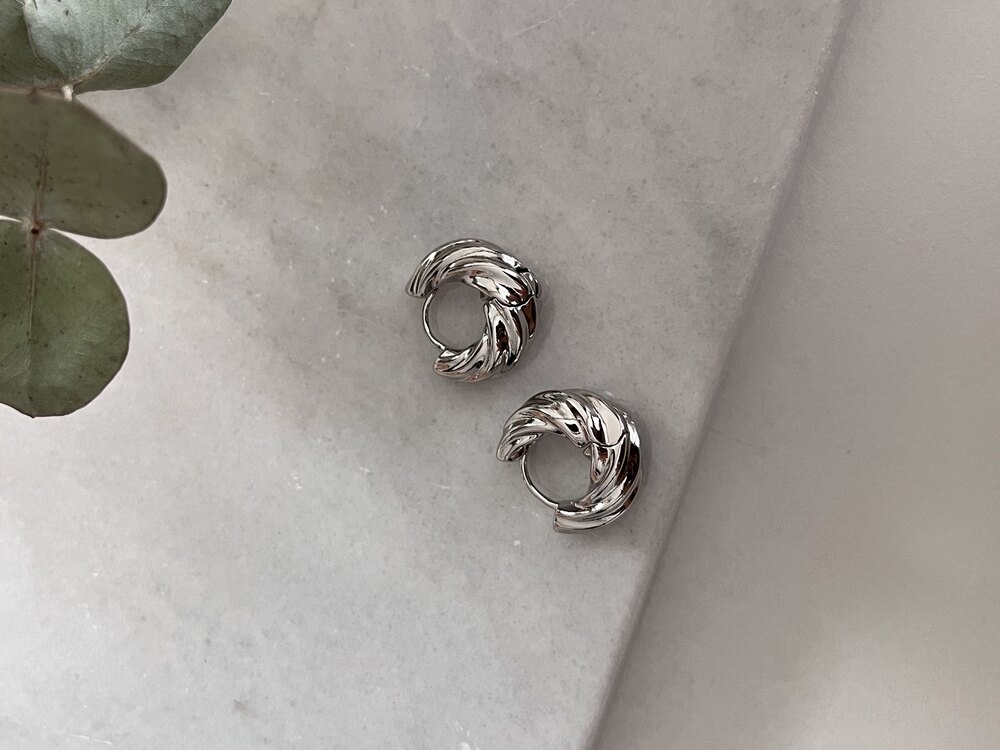 Xuping Silver Mini Burgu Küpe