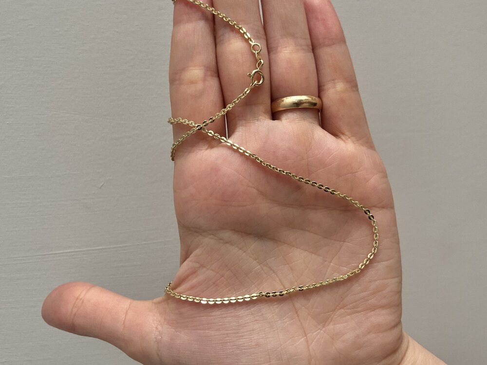 Xuping 14K İç içe Geçmiş Halka Zincir