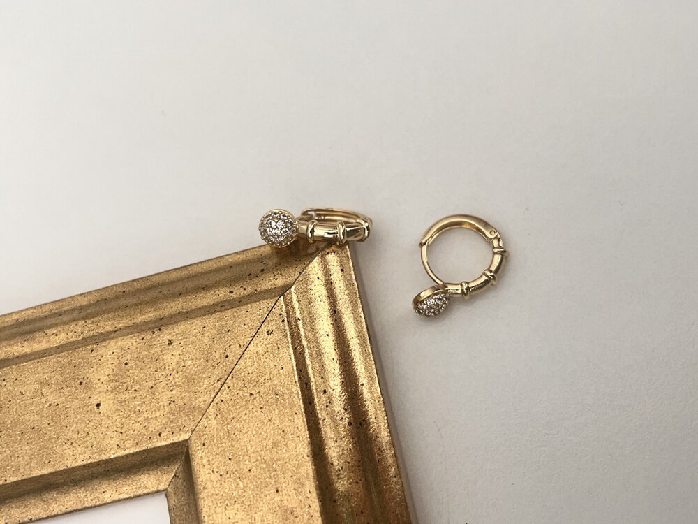 Xuping 14K Top Küpe