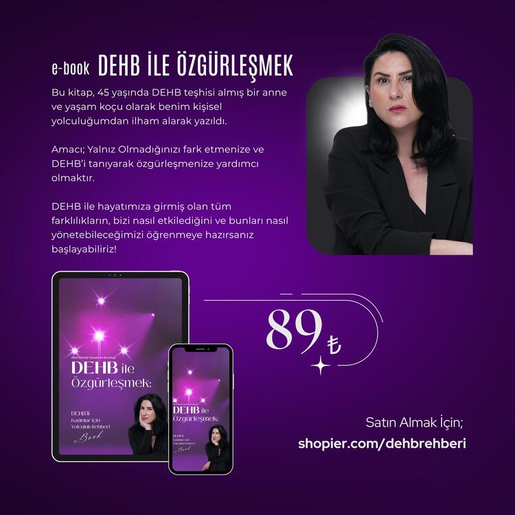 E-BOOK DEHB İLE ÖZGÜRLEŞMEK