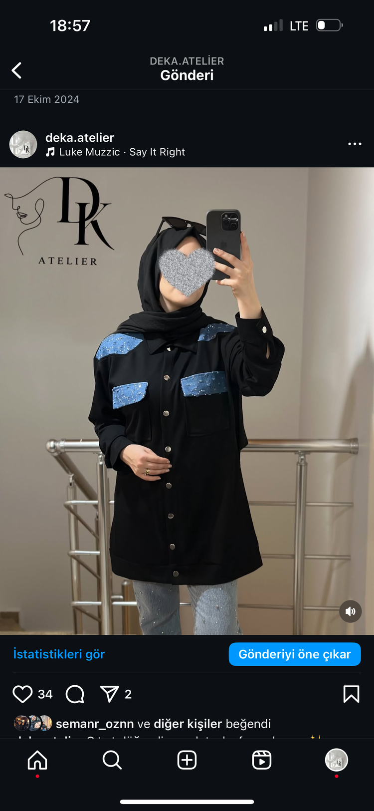 Kot detay tunik