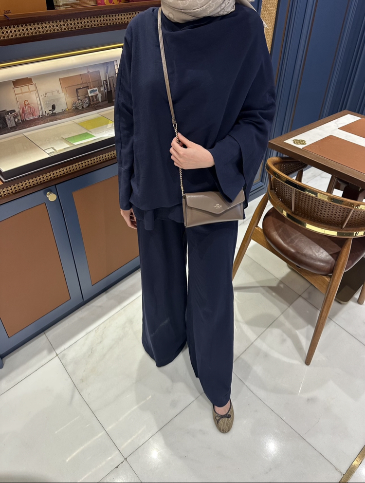 Dora Müslin Takım Lacivert 