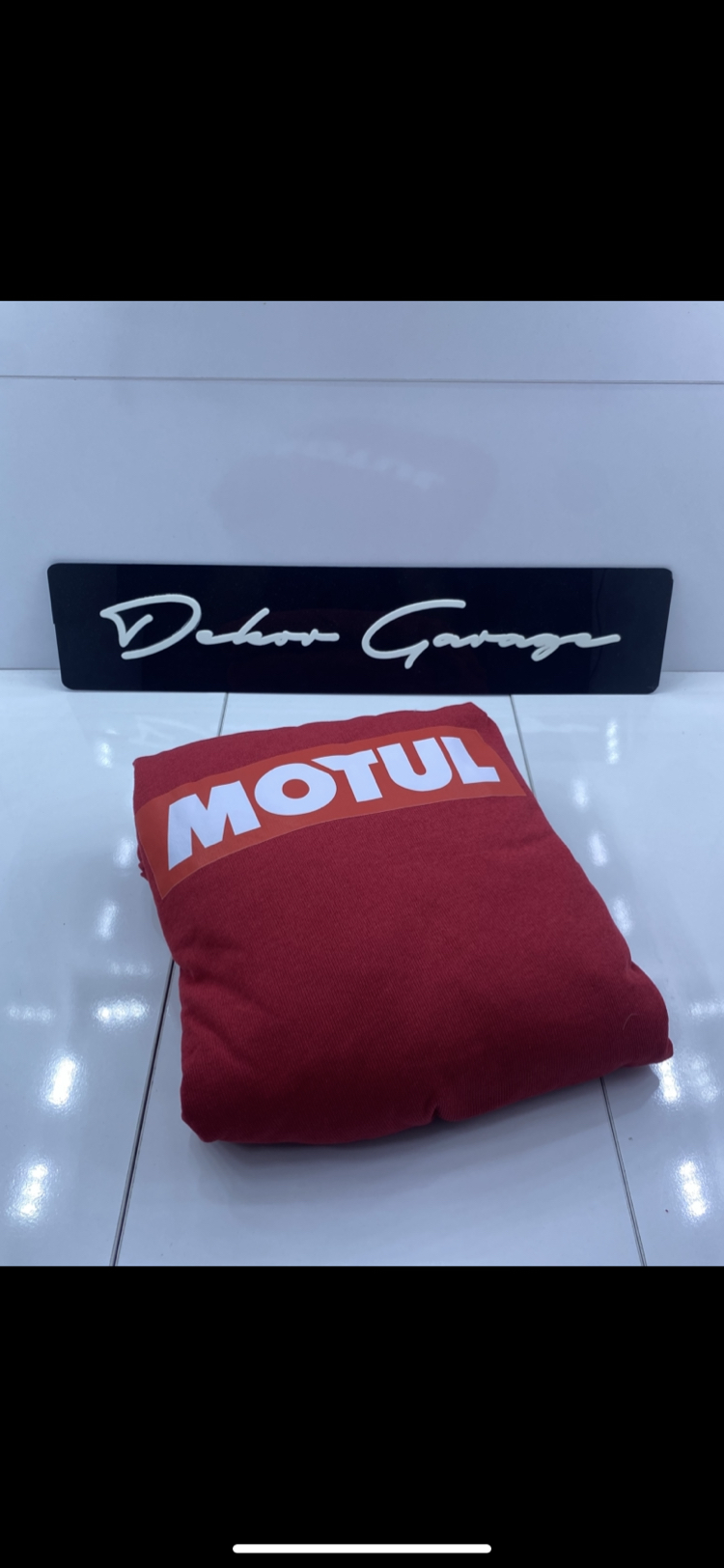 Motul Kırmızı Servis Kılıfı Ön Arka Takım Önler Logolu Arkalar Düz