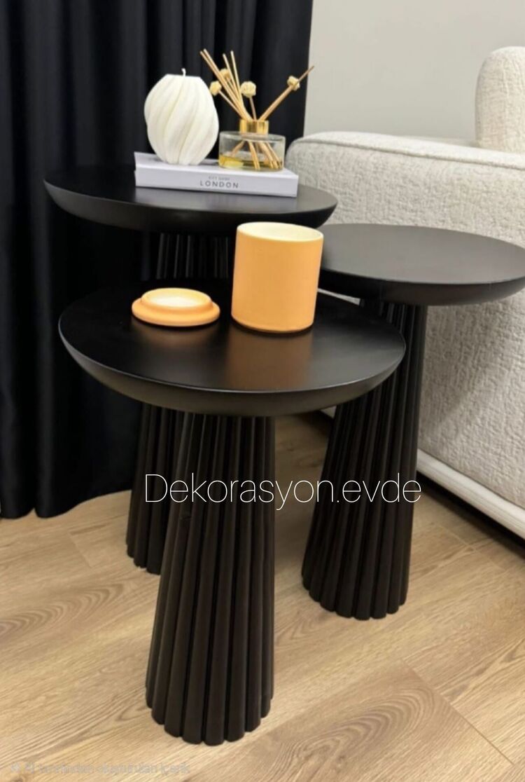 siyah/beyaz/krem 3LÜ SET
