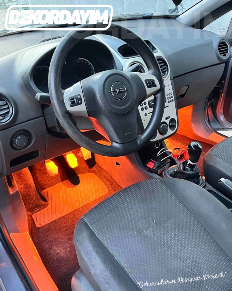 5’li Mercekli Amber Led