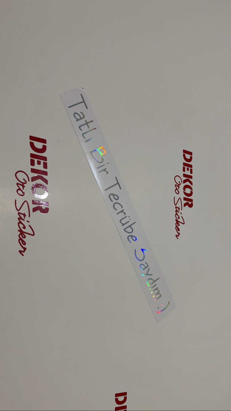 Tatlı Bir Tecrübe Saydım :)