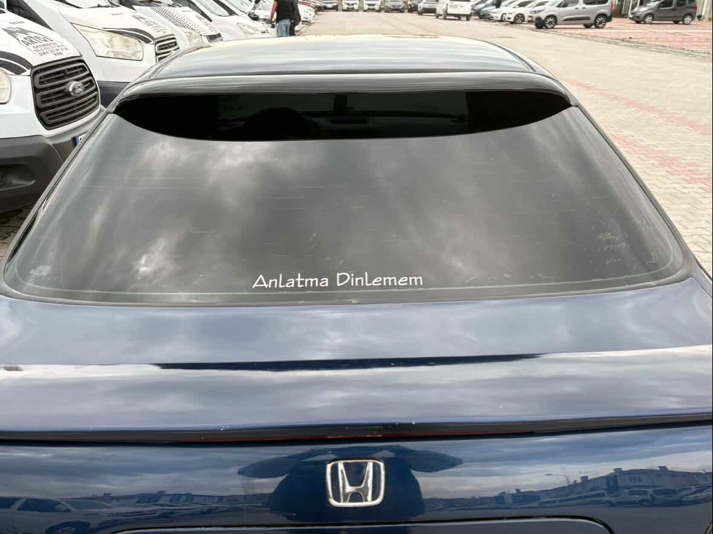 Anlatma dinlemem…