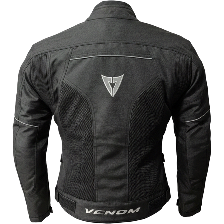 VENOM Dynamic 4 Mevsim Motosiklet Montu - Siyah