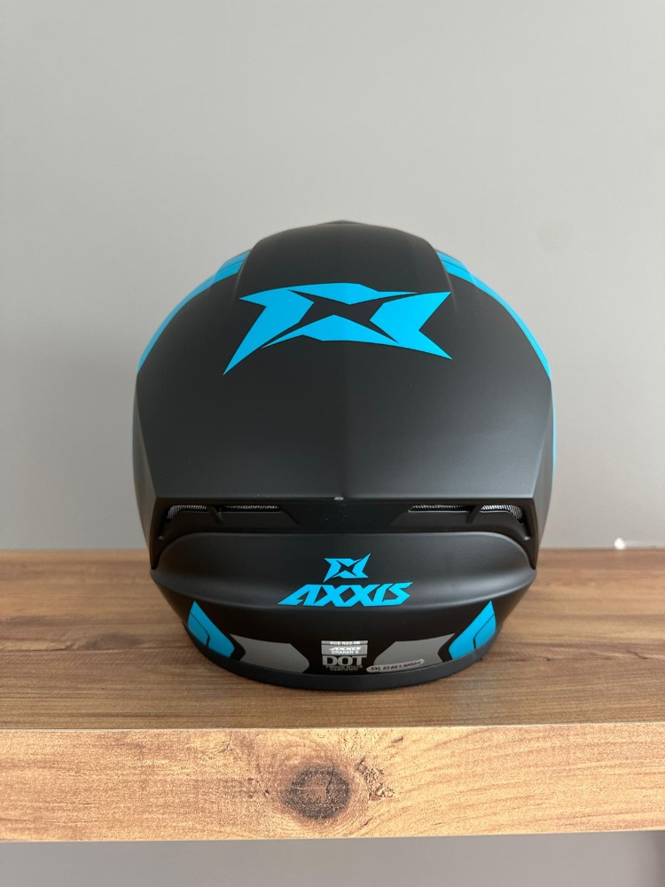 ️ Axxis Draken S Slide B7 Mat Fluor Mavi Kask