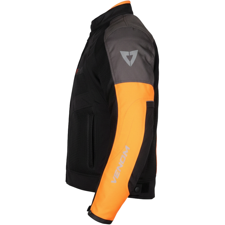 VENOM Dynamic 4 Mevsim Motosiklet Montu - Siyah/Turuncu