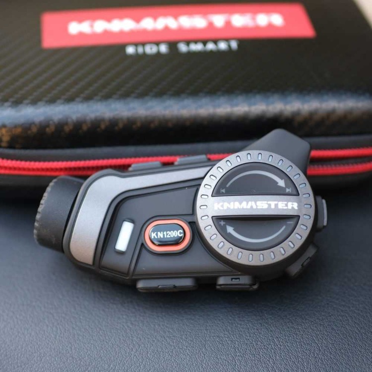  KNMASTER KN1200C PRO Kameralı Motosiklet Bluetooth Intercom Kulaklık Seti