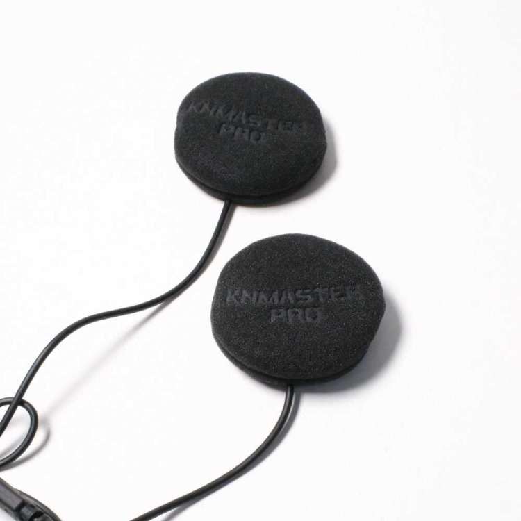 Knmaster KN2300PRO Motosiklet Kask İnterkom Bluetooth Intercom Kulaklık Seti – Siyah