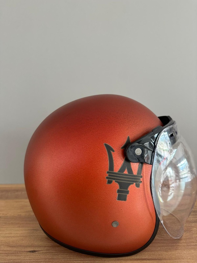 RETRO YARIM KASK TURUNCU