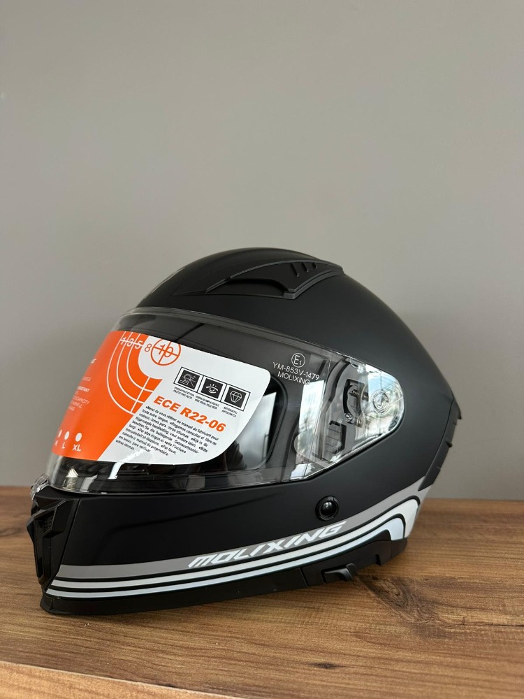 MOLIXING İÇİNDEN VİZÖRLÜ KASK MAT SİYAH